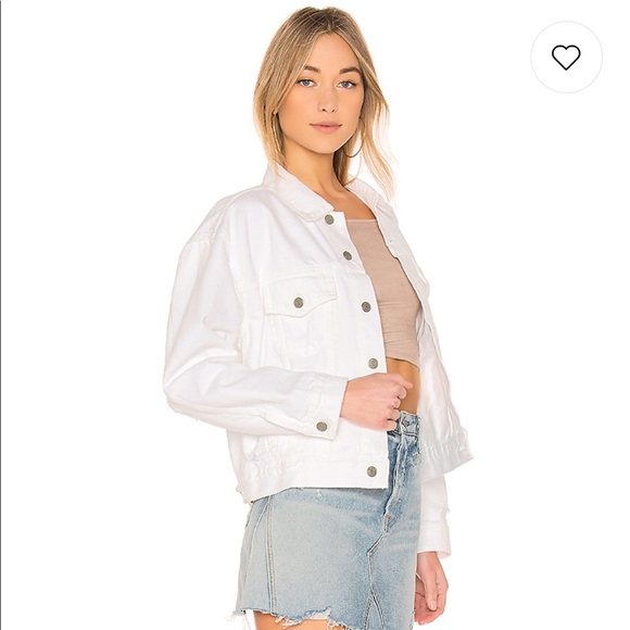 GRLFRND DENIM KIM TRUCKER JACKET - Picture 2 of 5